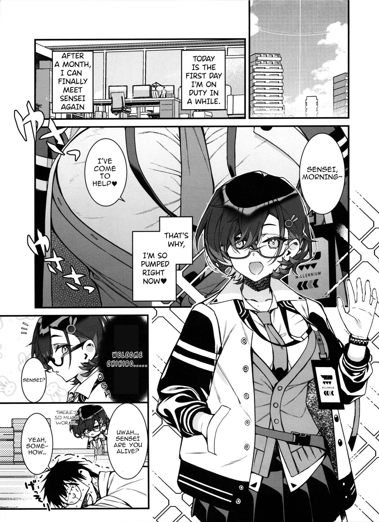 Hentai Manga Comic-A Story of Chihiro Taking Sensei for an After-School Break.-Read-3
